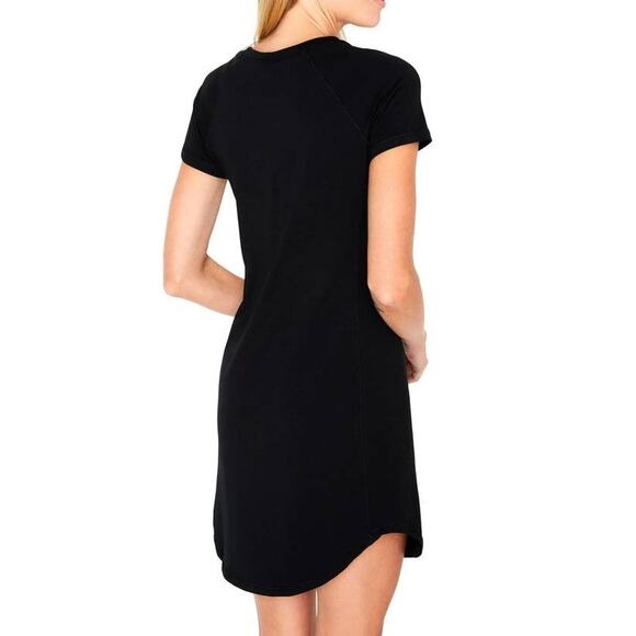 B Up BLACK Olivia Short Sleeve HENLEY LOUNGE Sleep DRESS Style #OLI-31  XL NEW - Picture 2 of 7